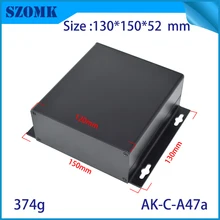 1 шт. 130*150*52 мм szomk экструдированный samll Электрический алюминиевый корпус для pcb анодированный распределительный закрывающийся алюминиевый ящик