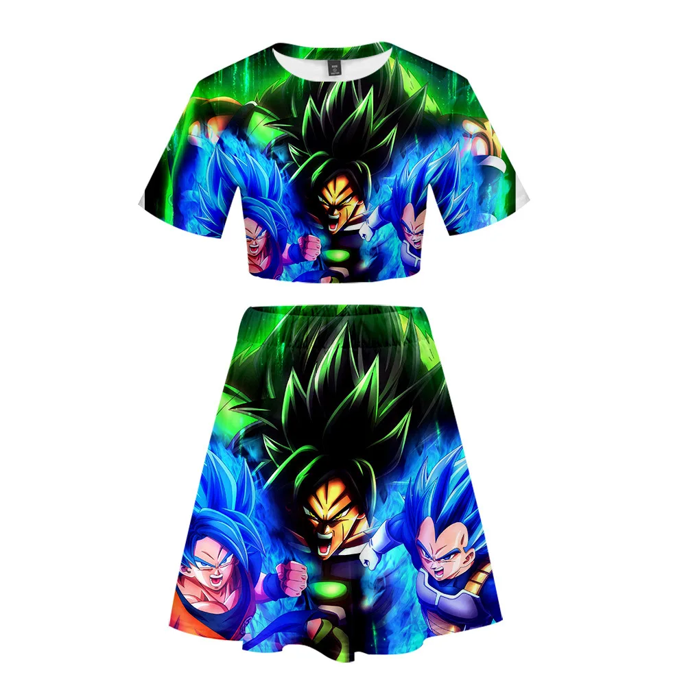 Горячая Распродажа Dragon Ball Super Broly Dragon Ball ультра-: повседневная короткая юбка комплект