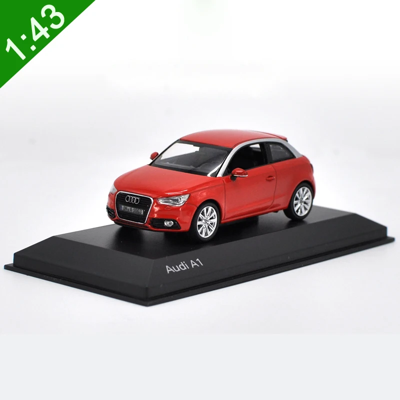 1:43 AUDI A1 модель автомобиля из сплава статическая высокая имитация металлических