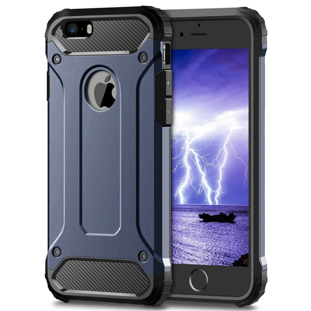 Rugged Layer Armor Cover Coque Funda For iPhone 12 Mini 11 Pro XS Max XR X 5S 5 SE 2020 6 6S 7 8 Plus Heavy Duty Shockproof Case