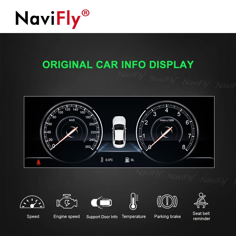 Perfect NaviFly 4GB Android 9.0 Car gps stereo head unit for BMW 3 serise E90 E91 E92 E93 10.25 inch IPS screen car multimedia video gps 2