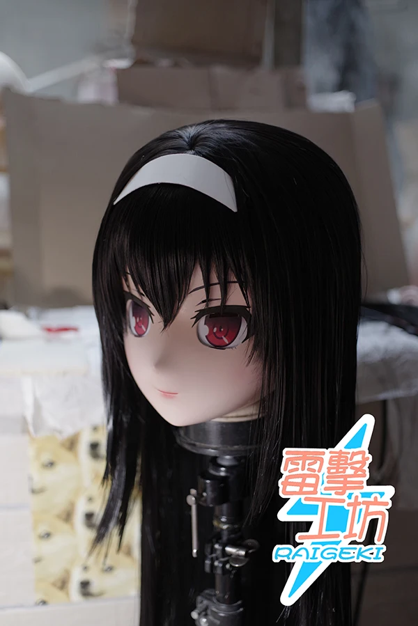 RAIGEKI MAKS 109) Силиконовая маска на голову Хеллоуин арбалета BJD кукла кигуруми аниме касумигаока утаха Косплей Маска