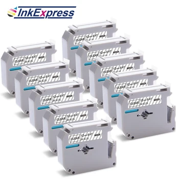 

InkExpress Label Tape for Brother MK 131 Tape mk 131 Black on Clear Label Tape 12mm for Brother P touch Label Printer PT-80