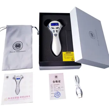 

4D Micro Current Roller Face-Lifting Massager 2 Round Shaping Firming Beauty Massager Thin Face Slimming