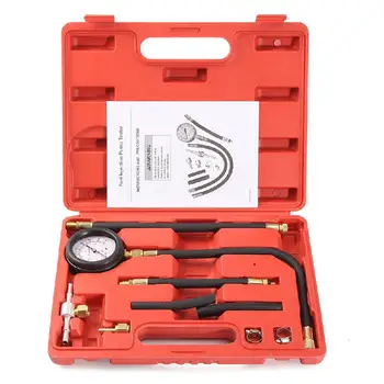 

Auto Fuel Injection Pump Pressure Tester Kit Car Gasoline Engine Cylinder Compression Manometer Automobile Compression Manometer