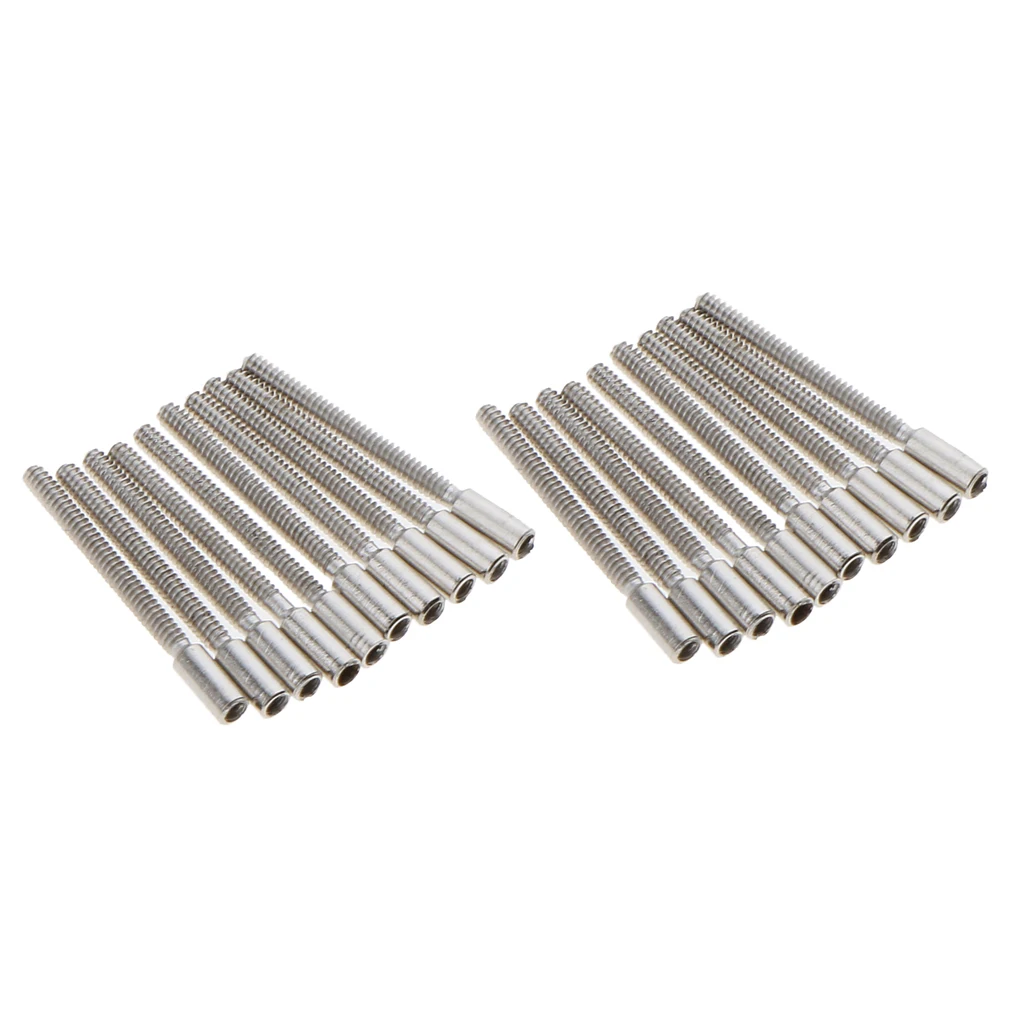 20 Pieces Stem Extensions Extenders Watch Repair For Stems 0.9mm Thread 20 Pieces Stem Extensions Extenders Watch Repair For Stems 0.9mm Thread