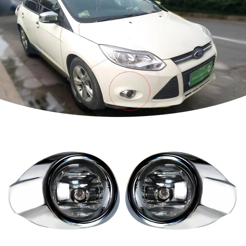 M &amp C для Ford Focus 2012 2013 2014 3 хромированный противотуманный светильник OEM стиль