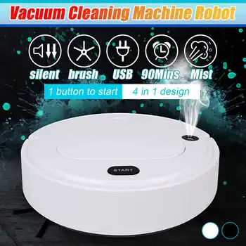 

Intelligent Sweeping Robot 3-In-1 Silent Strong Suction Auto Vacuum Cleaner Smart Home Clean Dry/Wet Floor Spray Disinfection
