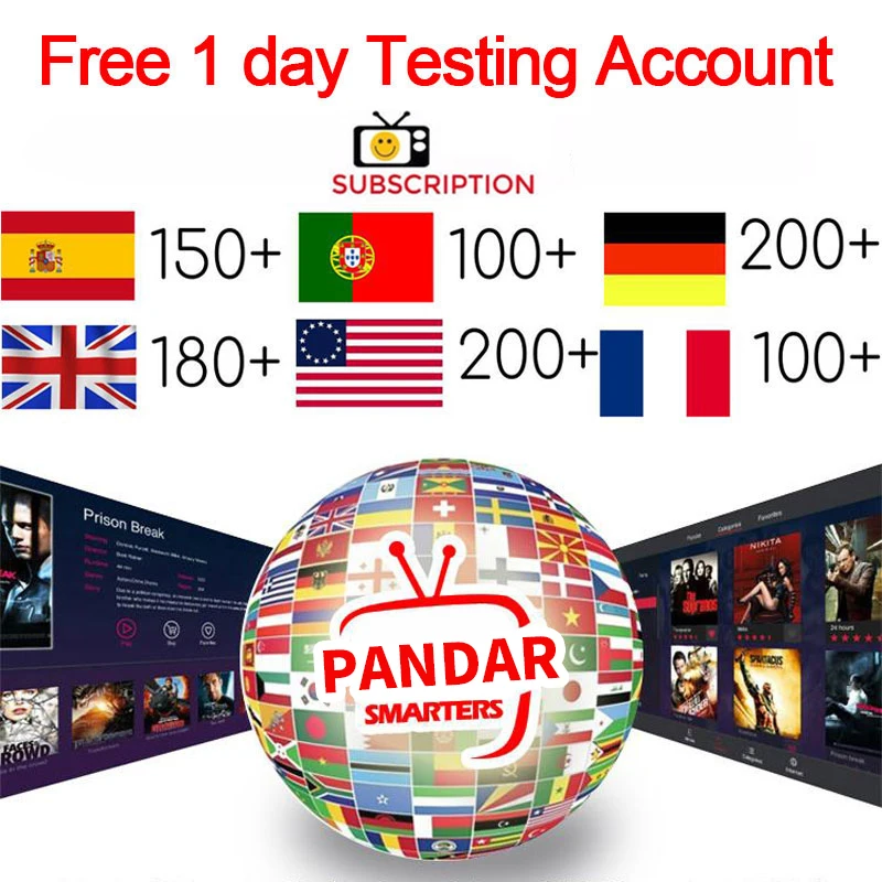 Подписка HD Caribbean Hindi Канада латино Индия русский Pandar Премиум subs account быстрая