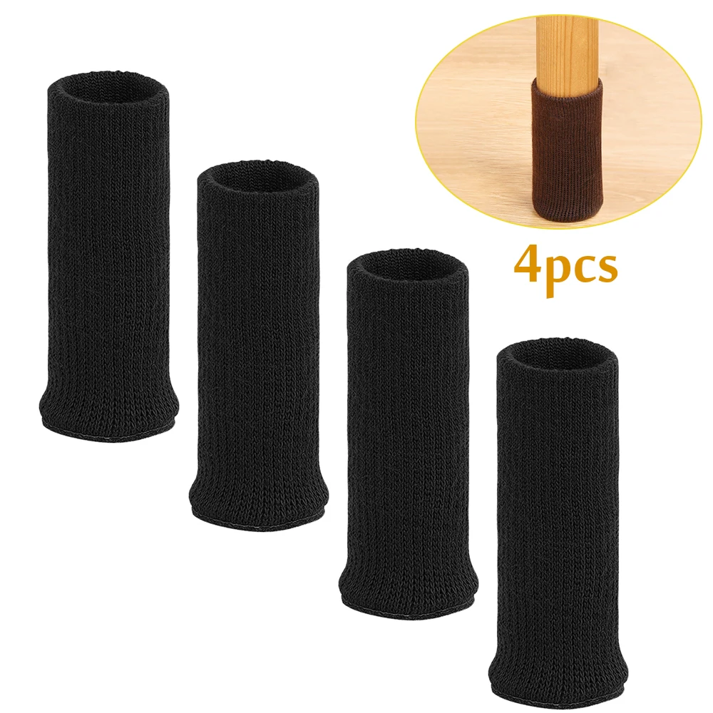 20 piezas de calcetines de silla de punto de doble grosor calcetines  elásticos de pierna de muebles protectores de piso para mesas Taburete de  bar