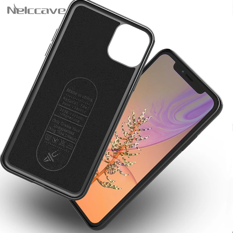 50Pcs Magnetic Car Case For iPhone 12 11 Pro XS Max XR X 8 7 6 6S Plus SE 2020 Invisible Ultra Thin Metal Magnet Plate Cover |