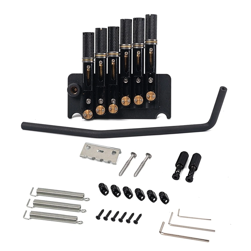 

Durable 6 Strings Headless Electric Guitar Bridge Kit Guitar Replacement Parts