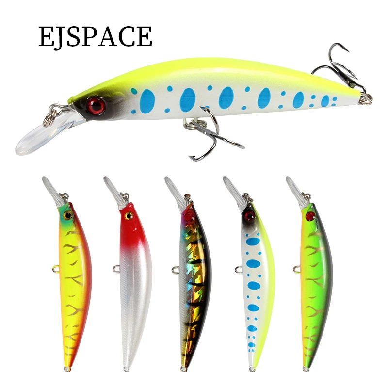 1PCS Fishing Lure Floating Minnow Wobbler Professional Aritificial Hard Bait 10.5cm 25g Crankbait Treble Hook | Спорт и развлечения