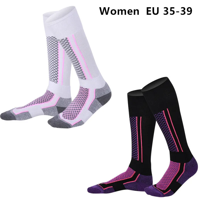 Winter Men Women Thermal Ski Socks Thicker Sports Snowboard Stockings Hiking Soccer Socks High Elastic Thermosocks ski socks