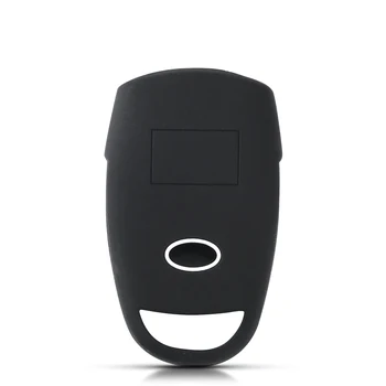Cover telecomando silicone per Hyundai - KEYYOU Silicone per Hyundai Entourage Kia Sedona telecomando 5 pulsanti custodia portachiavi Fob 2006 2007