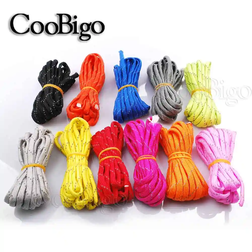 Survival 550 Paracord Parachute Reflective Cord Rope Reflect light 9Strand 100FT Survival 550 Paracord Parachute Reflective Cord Rope Reflect light 9Strand 100FT