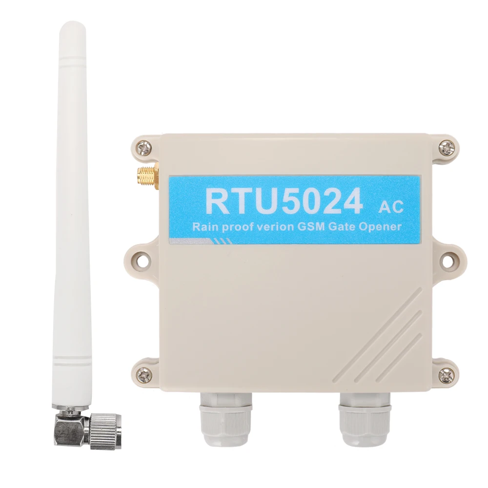 

Rain Proof Version RTU5024 GSM Gate Door Opener GSM Relay Remote Switch Access Control Free Call for Garage Door Home Secure