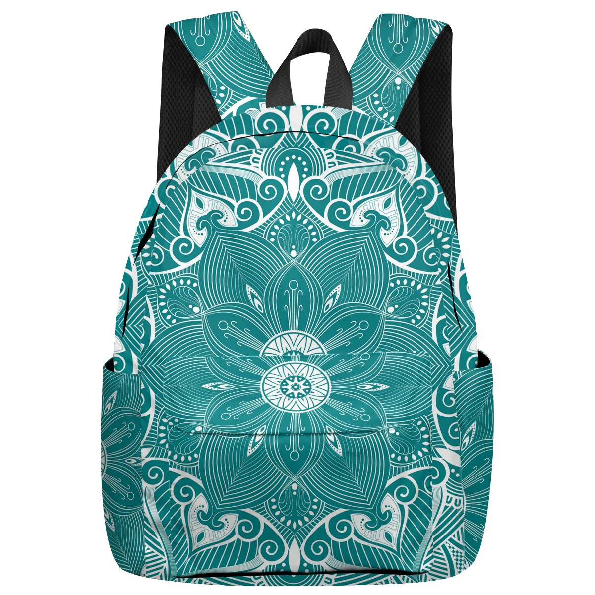 

Mandala Pattern Junior High School Student Internal Frame Backpacks Shoes Compartment Fashion Backpacks Travel Backpack Child