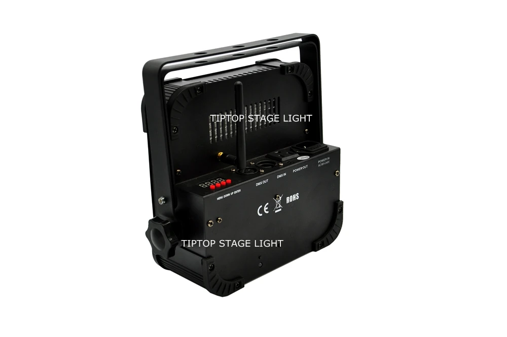 TIPTOP 4 единицы светодиодный Par свет RGBWAP 12x18 Вт диско мыть свет оборудование DMX 512 6в1 светодиодный Uplights свет сценического освещения
