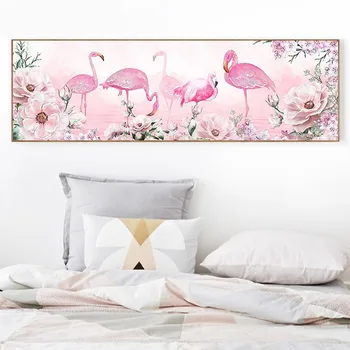 

New fashion 5D DIY Diamond Painting Cross Stitch Full Square Flamingo Embroidery Cross Stitch painting Home Decor 0403-321