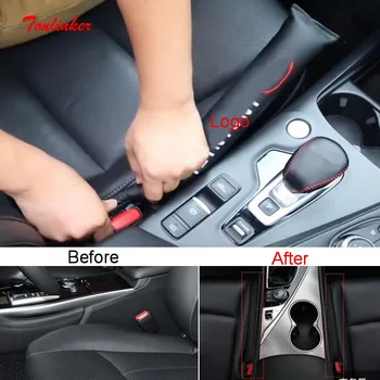 

Tonlinker Interior Universal Car Seat Gap Plug Anti Leakage Strip for INFINITI Serie 2015-20 Car Styling 1 PCS PU Leather Strip