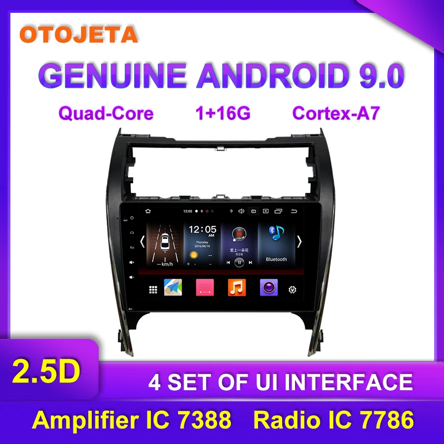 

Factory direct sales OTOJETA Android 9.0 Car Multimedia Radio For Toyota Camry 2014 USA Ver. video tape recorder GPS Navigation