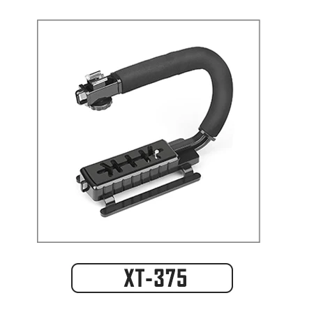 SHOOT C образный держатель ручка Видео Ручной Стабилизатор для DSLR Nikon Canon sony камера SLR Steadicam для Gopro Hero 7 6 vlogging - Цвет: XT-375