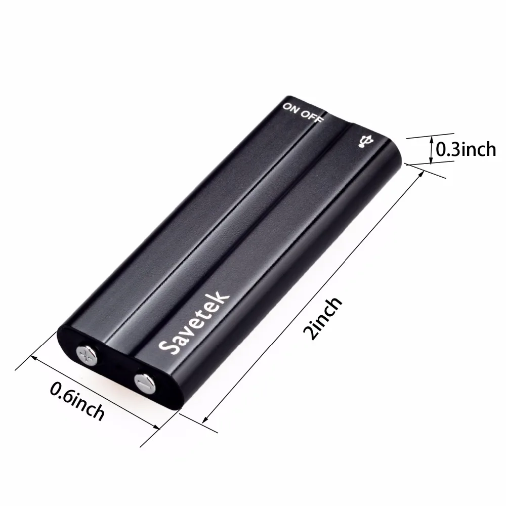 Savetek Smallest MINI Clip USB PEN 8GB Digital Audio Voice Recorder Mp3 Player 70hours Recording OTG Cable For Android Phone Voice Recorder