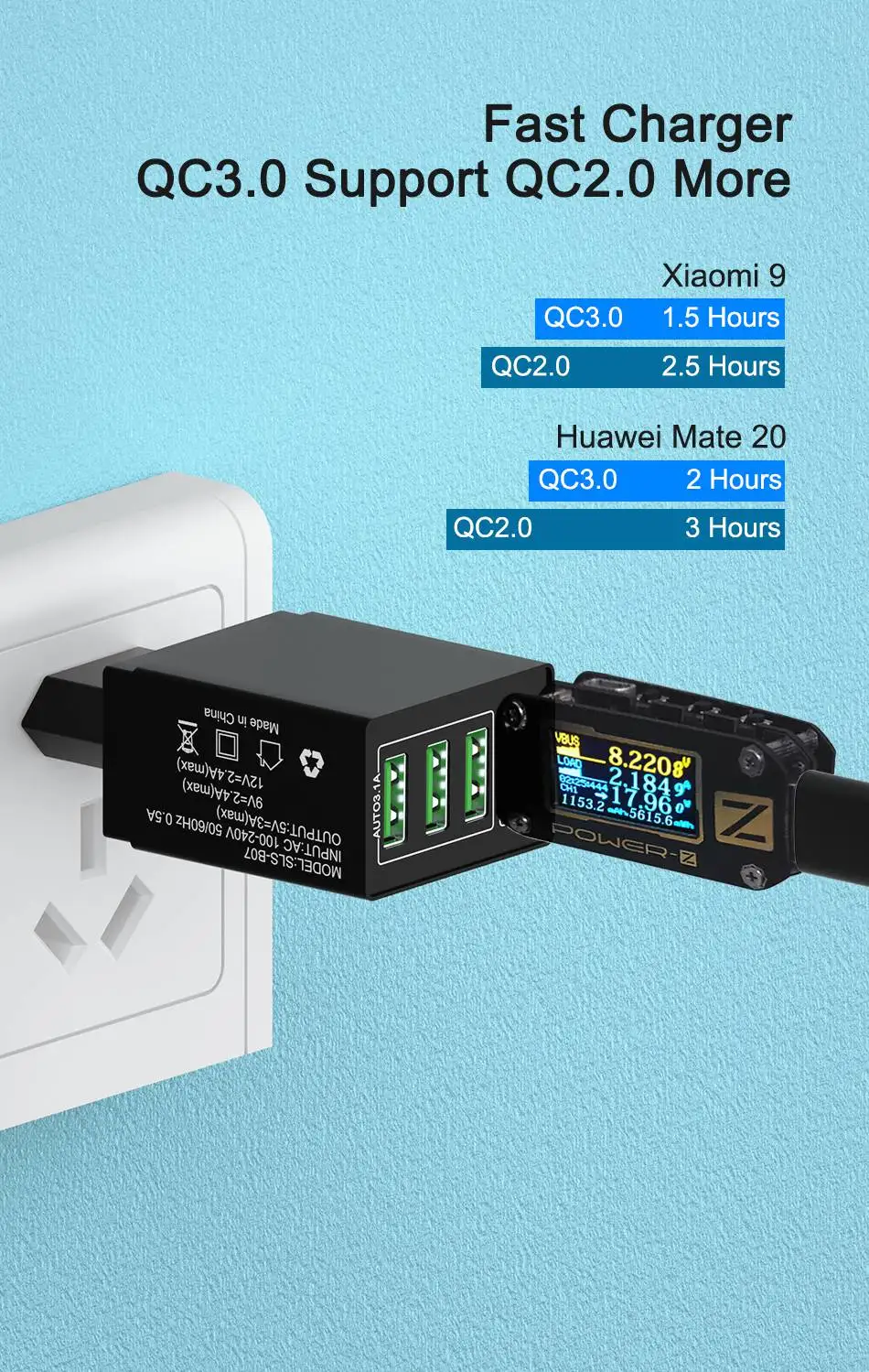 OREY QC 3,0 быстрое зарядное устройство 36 Вт, 4 порта USB зарядное устройство для samsung S10 Plus Quick Charge 3,0 зарядное устройство для Xiaomi Phone charger