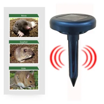 

Hot Sale Solar Power Sonic Wave Rodents Mouse Repeller Outdoor Garden Animal Snake Expeller for Garden Yard