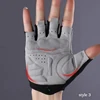 ROCKBROS Half Finger Cycling Gloves Breathable Shockproof MTB Mountain Bike Gloves Mens Outdoor  Bicycle Riding Mittens 3
