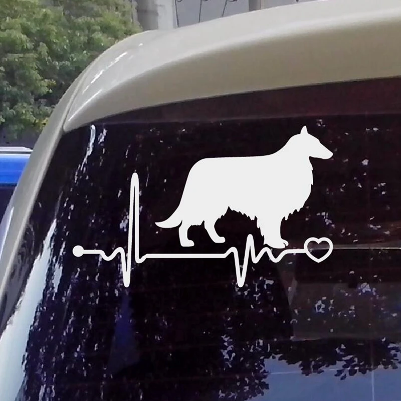 Car Window Sticker Sheltie Collie Dog Sign Decal Sign V02 Shetland Sheepdog on Board