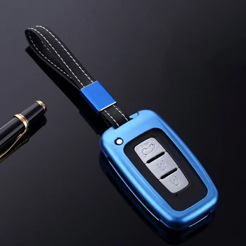 

Aluminum Alloy Car Key Case Shell Cover For Hyundai Sonata8 Elantra I30 IX35 Car Stying