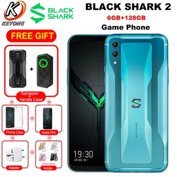 

Original Xiaomi Gaming Mobile Phone Black Shark 2 Dual SIM 6.39" 6GB 128GB Snapdragon855 48MP 4000mAh OTA Update Android Phone