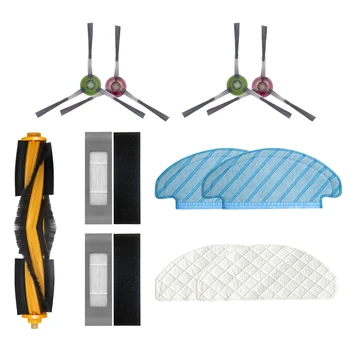 

Hepa Filter Mop Cloths for Ecovacs Deebot Ozmo T8 Vacuum Cleaner Main Brush Side Brushes Cleaning Disposable Rags