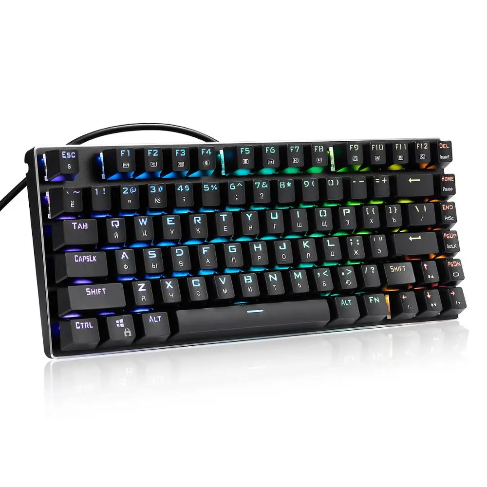 Механическая клавиатура Z 88 TKL RGB подсветка переключатель Outemu дизайн алюминиевая