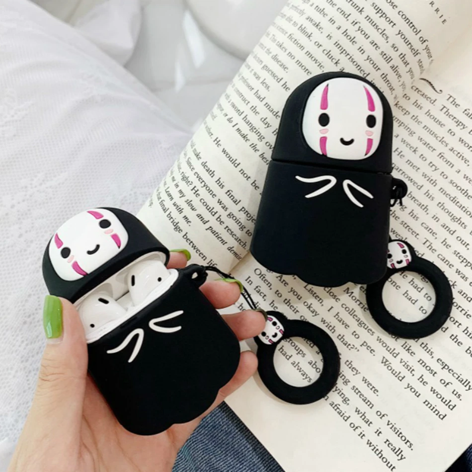 083 Чехол для AirPods с мультяшным рисунком, чехол для наушников для Apple Airpods 2, чехол для зарядки, защитные аксессуары, крючок карабина - Цвет: 083