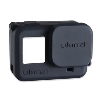 

Ulanzi G8-3 Silicone Cage Protective Case With Lens Cap for Hero 8 Camera Silicone Cage Lens Cap Lanyard Cameras Accessories