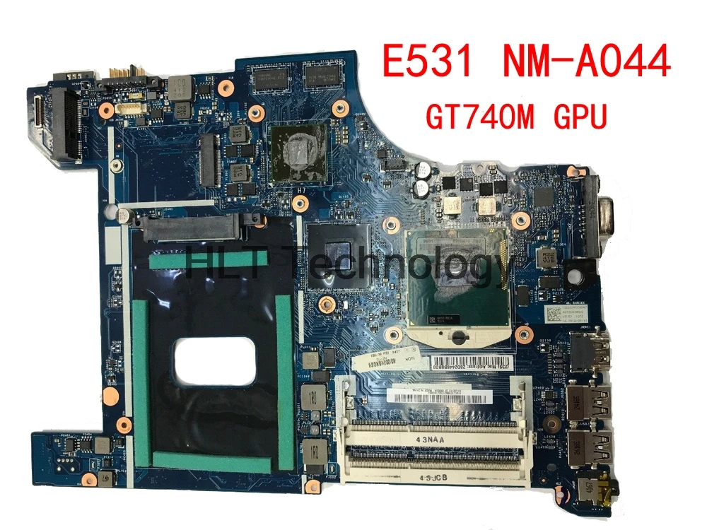 Holytime Laptop Motherboard For Lenovo Thinkpad Edge E531 Vile2 Nm A044 Fru 04y1304 04y1306 Gt740m Gpu Hm77 Ddr3 Laptop Motherboard Aliexpress