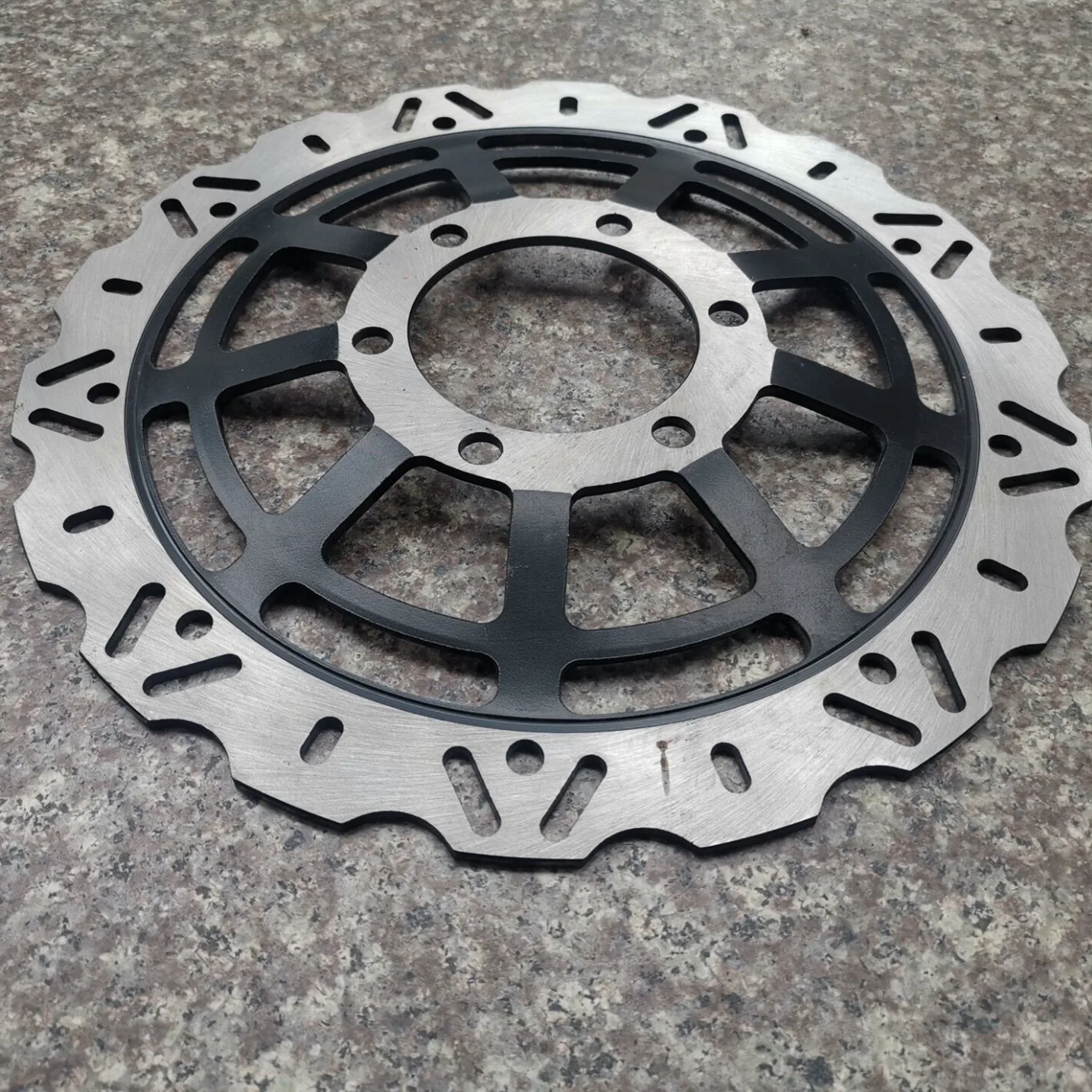 Motorcycle Front Brake Disc Convex Brake Rotor for Yamaha Suzuki Thickness 3 MM Outer diameter 300MM