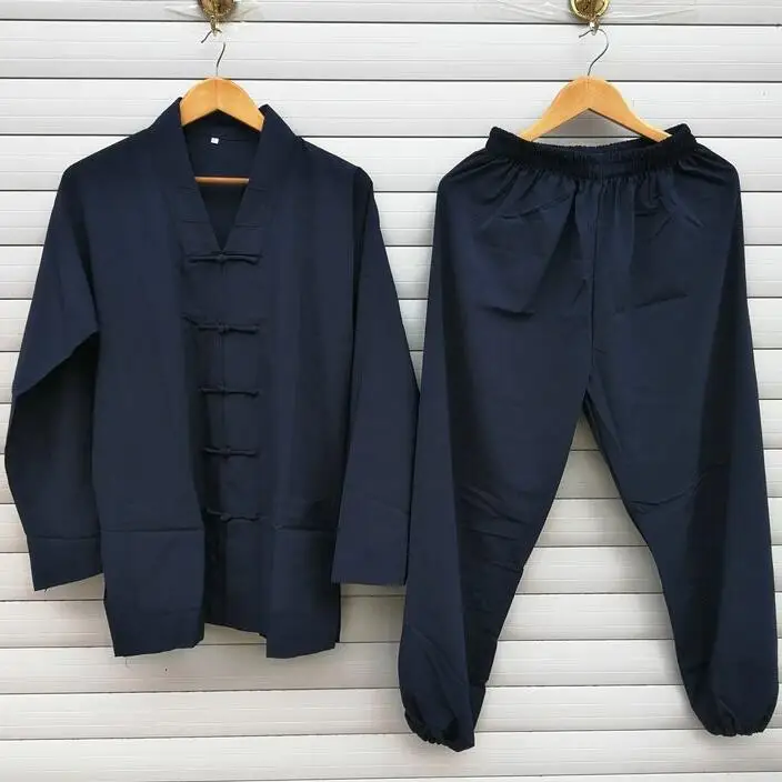 

Taoist clothing Summer Hermit Practice Set Chinese Suit Vintage Taoism Thin