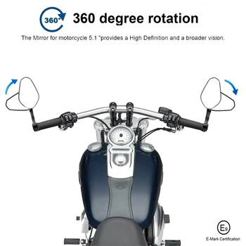 

22mm 7/8" Motorcycle Handlebar End Rear View CNC Mirrors for Yamaha For BMW 1200gs adv For Honda For Suzuki For Kawasaki Z750
