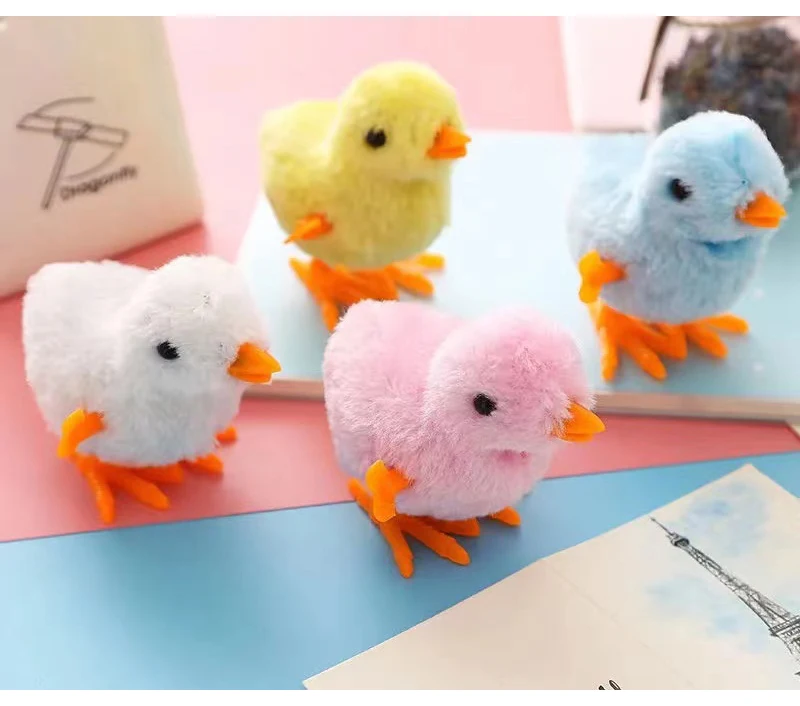 Cat Toy Wind Up Jumping Chicken Funny Pet Interactive Gifts Teaser Kittens Toys Pet Dog Supplies Cats Toys Games Accessories