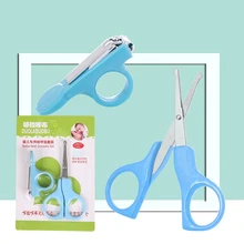 2 шт Безопасный комплект из двух предметов для защиты от детей, набор ножниц для ногтей, набор ножей, Детские кусачки для ногтей, детские ножницы для ногтей