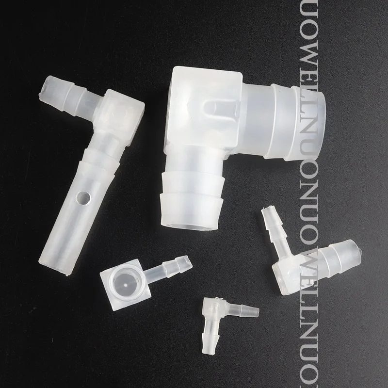 5Pcs 10/12/14/16mm PP Elbow Connector Fish Tank Pipe 90 Degree Reducing Pagoda Elbow Parts L-Type Air Pump Silicone Hose Joints solar powered drip irrigation kit