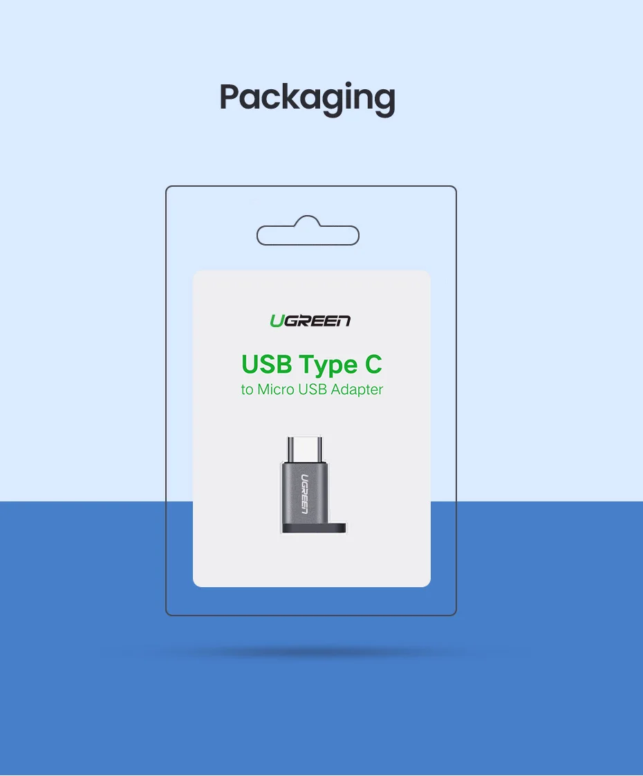Ugreen USB C adaptateur OTG Type C vers Micro USB C convertisseur de câble pour Macbook Pro Samsung Galaxy S10 S9 Huawei type-c USB OTG