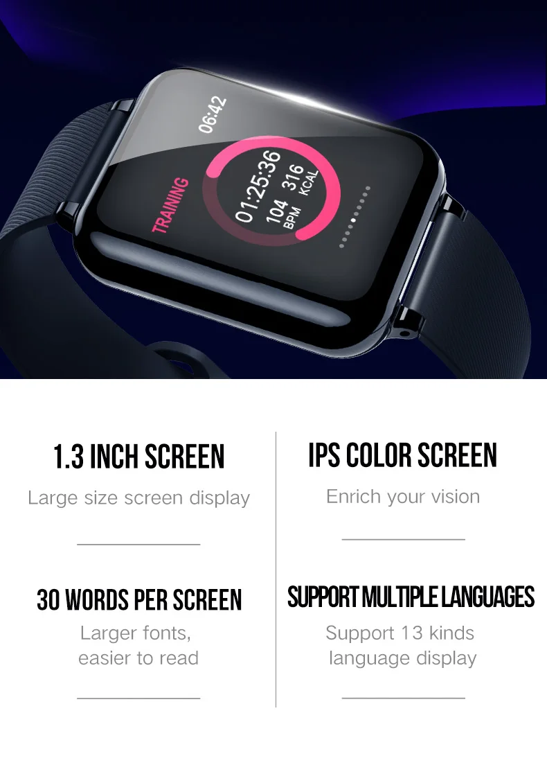 Умные часы B57, мужские спортивные часы для apple Watch, женские фитнес-часы с сердечным ритмом, умный браслет, будильник, часы для ios android