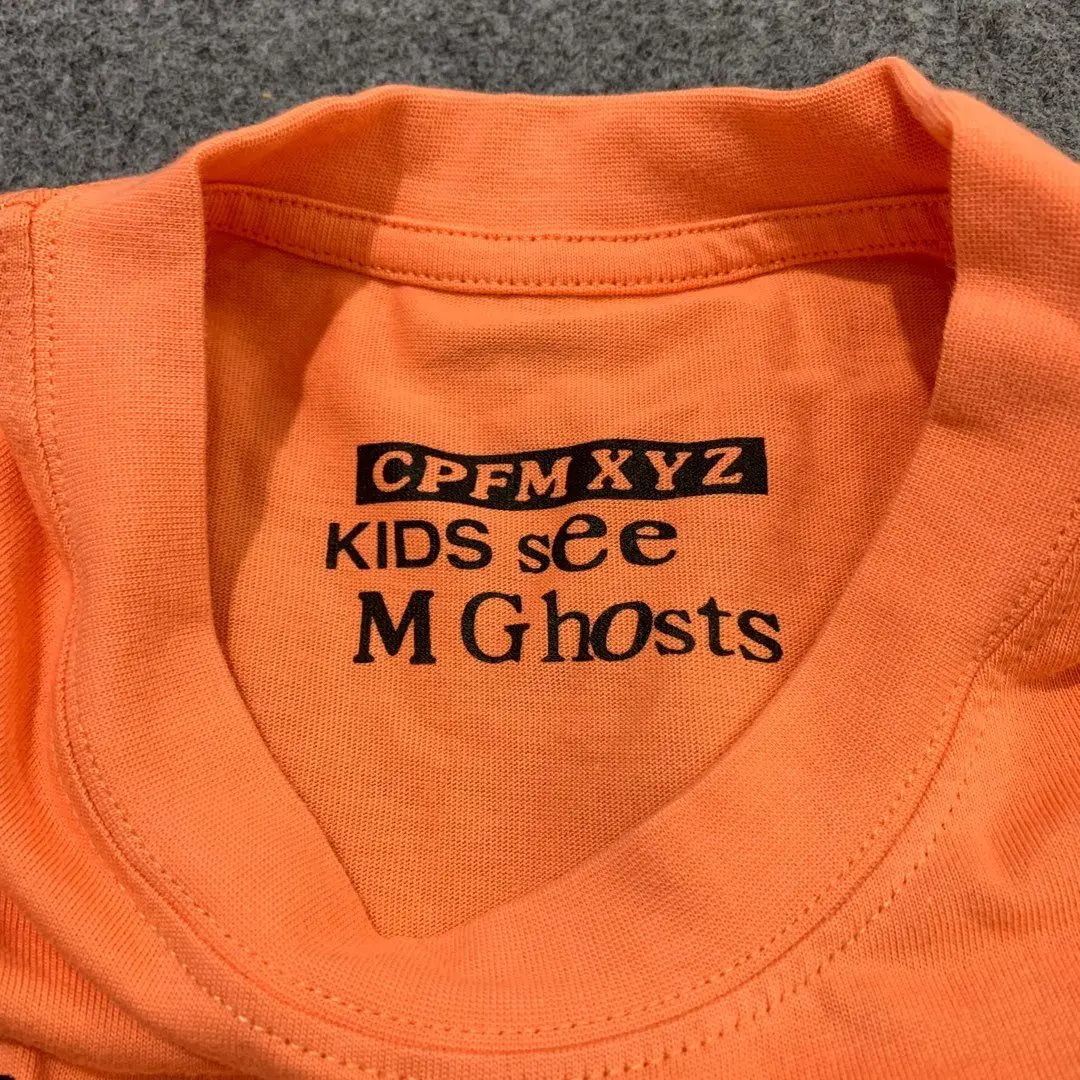 Cpfm. XYZ футболки с длинными рукавами маленькие монстры Lucky Me KIDS SEE GHOSTS футболка Kanye West хип-хоп Cpfm футболки для мужчин и женщин