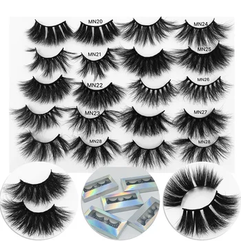 

3D Soft False Eyelashes 27mm Natural Long False Eyelashes Volume Fake Lashes Makeup Extension Eyelash Maquiagem