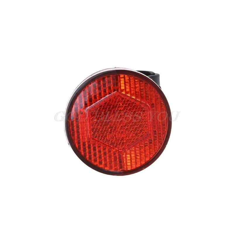 Bicycle Handlebar Reflector Reflective Lens Front Safety Warning Light Tail Light 22.2mm Handlebar MTB Road Bike